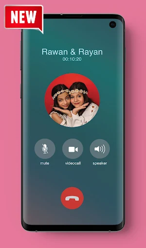 Rawan and Rayan Fake Call Video Simulations Screenshot 1