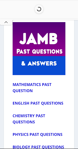Jamb Past Questions & Answers Screenshot 0