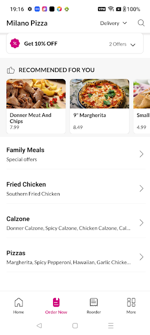 Milano Pizza Screenshot 3