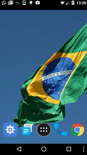 brazil flag wallpaper Screenshot 1