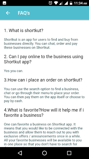 Shortkut Startup App Screenshot 2