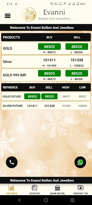 Evanni Bullion Screenshot 2