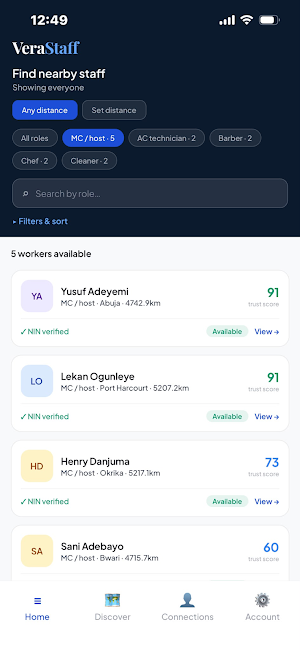 VeraStaff Screenshot 1