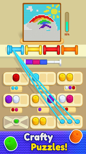 Wool Sort & Knit: Color Master Screenshot 3