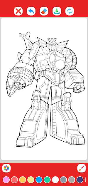 Rangers Coloring Page Screenshot 3