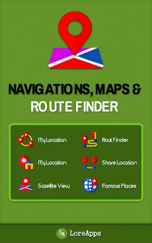 Navigation Maps & Route Finder Screenshot 0