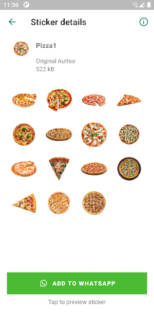 Food Stickers Pro Screenshot 3
