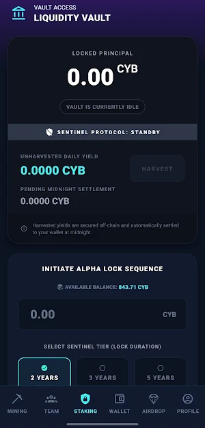 Cyborg Coin: Real Yield Screenshot 3
