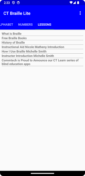 CT Braille Lite Screenshot 1