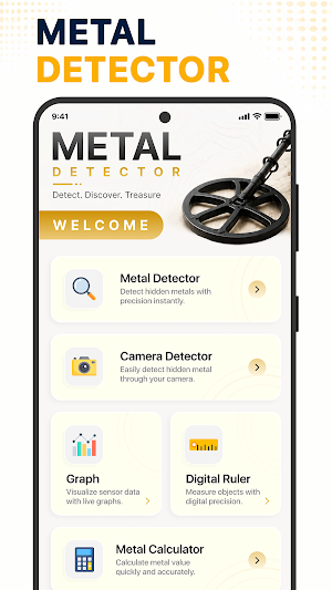 Metal Detector & Metal Scanner Screenshot 1
