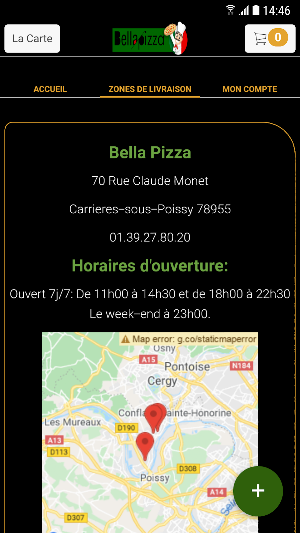 Bella Pizza Carrieres Screenshot 3