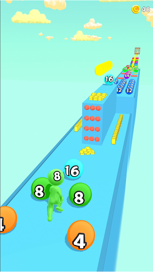 Stair Runner 2048: Run & Merge Screenshot 3