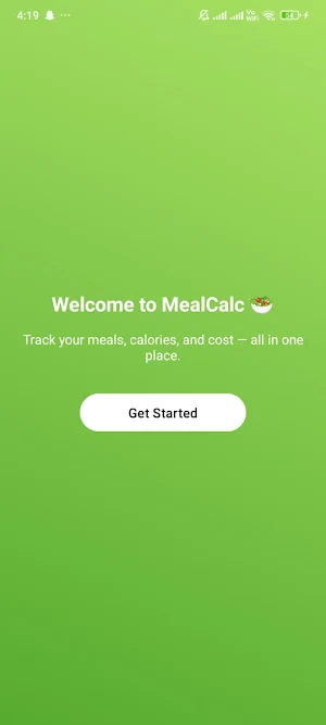 MealCalc Screenshot 1