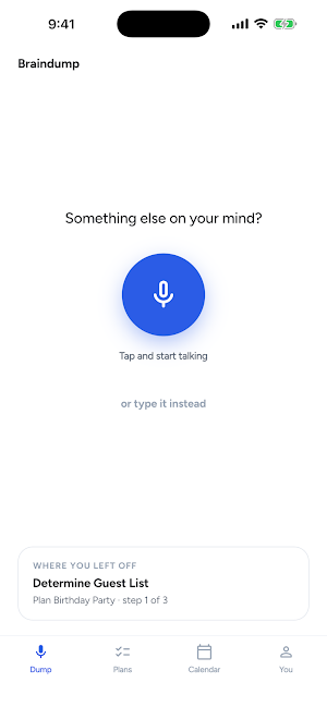 Braindump Screenshot 1
