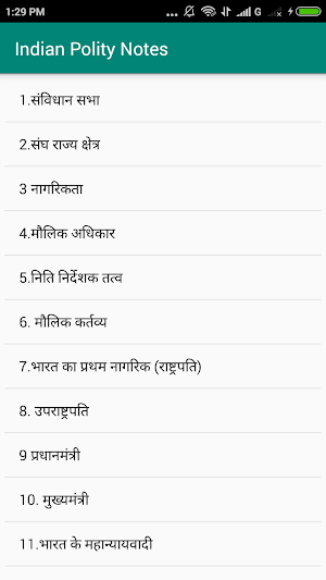 Indian Polity Notes Screenshot 0