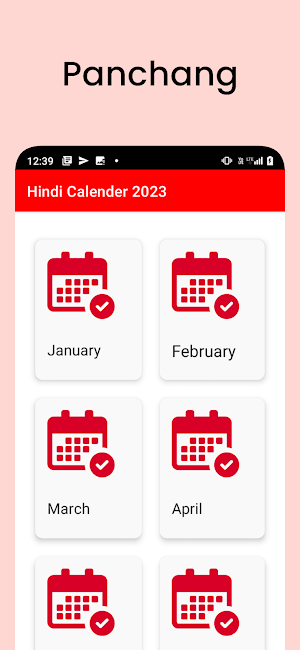 Hindi Calendar 2023 -पंचांग HD Screenshot 3