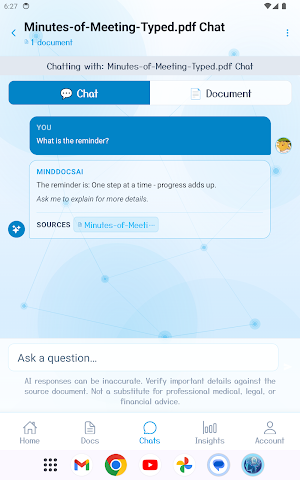 MindDocsAI Screenshot 1