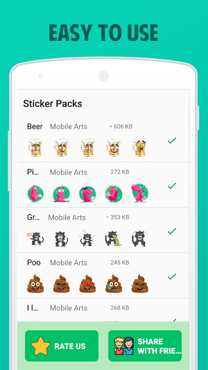 WAStickerApp cat monsters Emoji Stickers Maker Screenshot 2