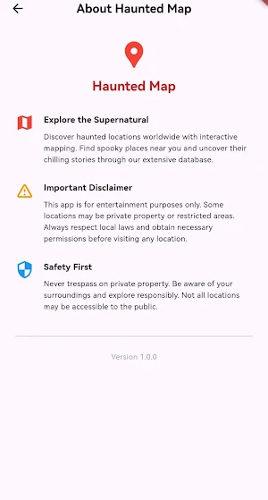 Haunted (Ghost) Map For US Screenshot 3