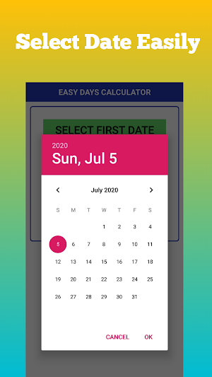 Easy Days Calculator Screenshot 1