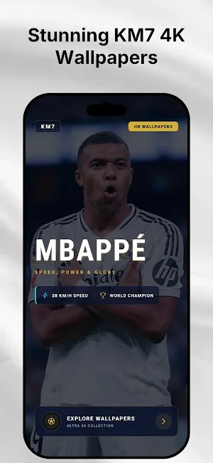 Soccer Kylian Mbappe Wallpaper Screenshot 0