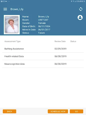 EHR Assessments Screenshot 3