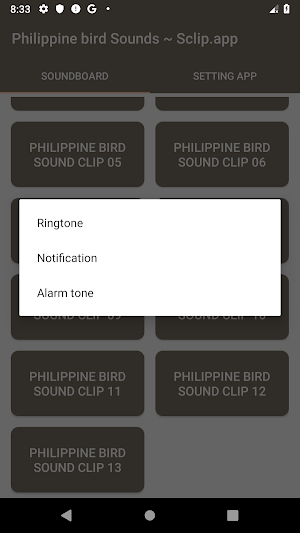 Philippine bird Sound Collections ~ Sclip.app Screenshot 3