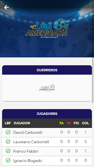 eLIGA AMERICANA Screenshot 1