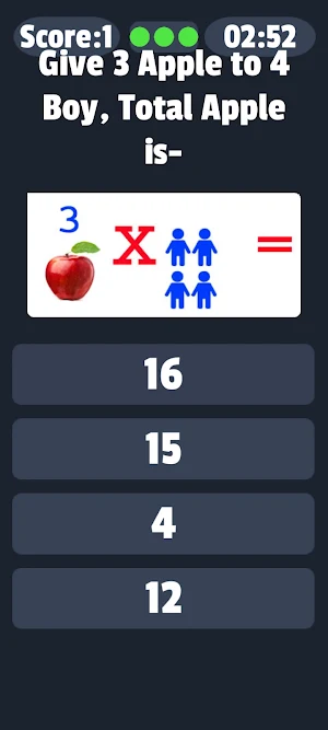 King of Math Quiz learn & play Screenshot 3