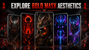 Oni Mask Wallpapers Live 4K Screenshot 1
