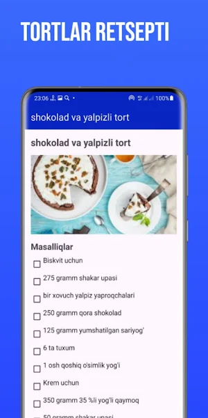 Tortlar retsepti Screenshot 3