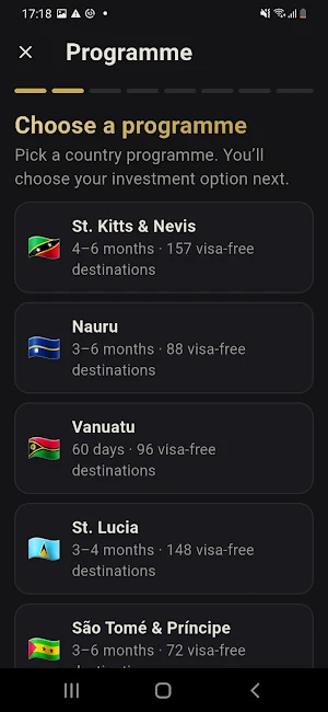 GoldenVisaX - Citizenship App Screenshot 2