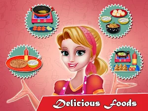 Indian  Food Restaurant And  Cooking Game Screenshot 2