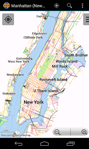Manhattan Offline City Map Screenshot 1