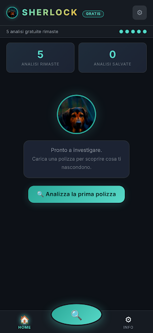 Sherlock: Polizze AI Reclami Screenshot 2