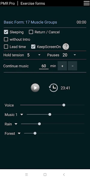Progressive Muscle Relaxation - PMR Pro - English Screenshot 2