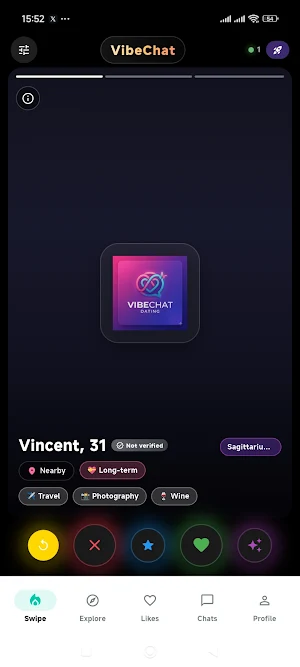 VibeChat:- Dating app & Chat. Screenshot 2