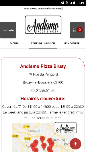 Andiamo Pizza Bruay Screenshot 3