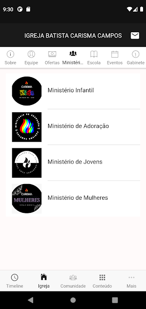 Igreja Batista Carisma Campos Screenshot 2