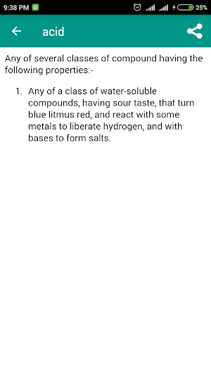 Chemistry Dictionary Offline Screenshot 1