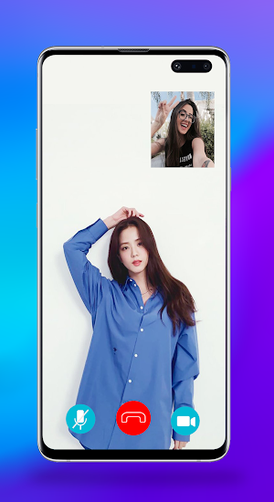 Jisoo Fake Call - Video Call F Screenshot 1