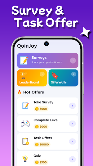 QoinJoy: Surveys & Rewards Screenshot 0