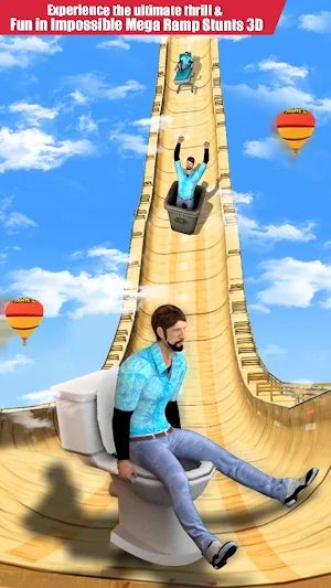 Impossible Mega Ramp Stunts 3D Screenshot 0