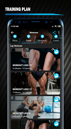 Leg Workout At Home No Equipment : Strong Legs Screenshot 3