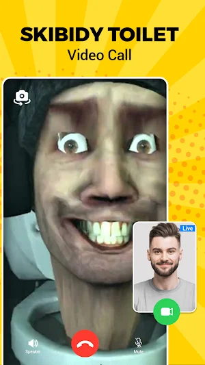 Fake call prank: skibidi Screenshot 0