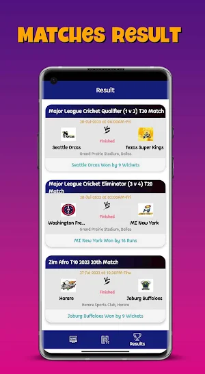 Crik Live - Live Cricket Score Screenshot 2