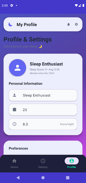Night Sleep Monitor Screenshot 3