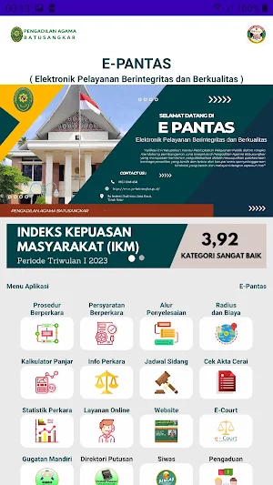 E-PANTAS PA Batusangkar Screenshot 1