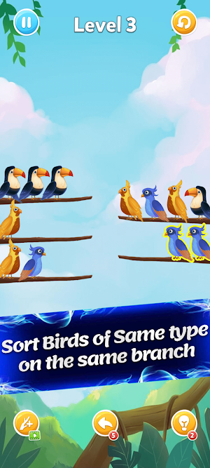 Sort Birds Screenshot 0