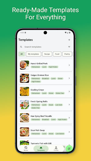 Shopping Notes Screenshot 2